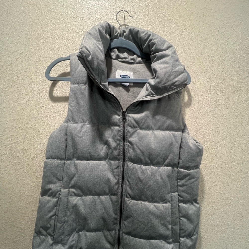 Old Navy Gray Fleece Vest